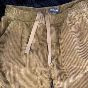 Toad and Co Women Medium Del Rey Pull On Corduroy Pants Gold Brown Fat Cords